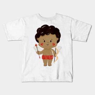 Cute Valentines day Angel Cupid Kids T-Shirt